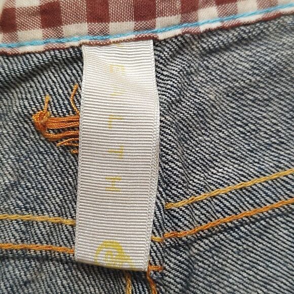 Parish button fly Health Wealth Wisdom distressed jeans  Sz 42  NWOT - Picture 14 of 14